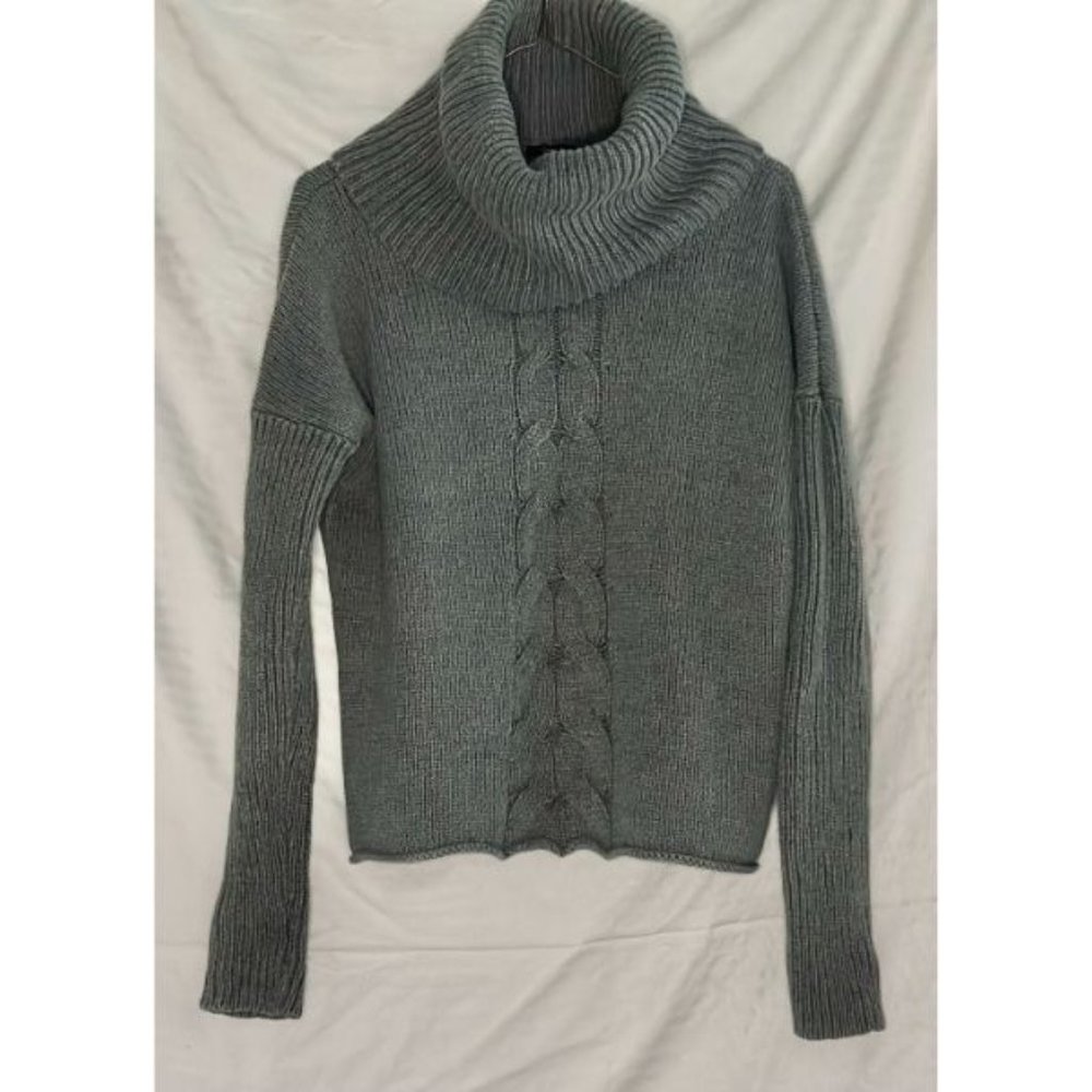 Express Grey Turtleneck Knit Sweater Women's Medium
